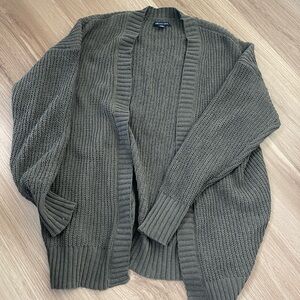 American Eagle Outfitters Olive Green Cardigan